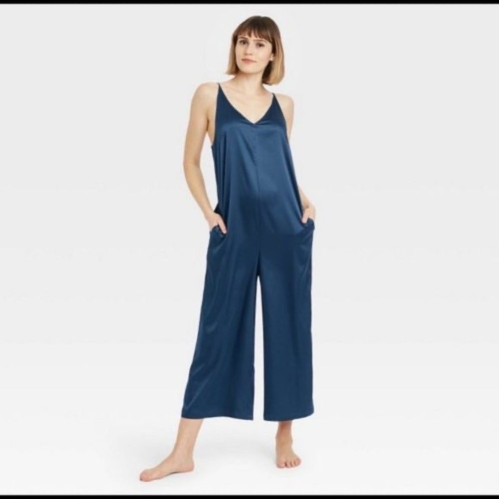 NWT Stars Above Satin Jumpsuit